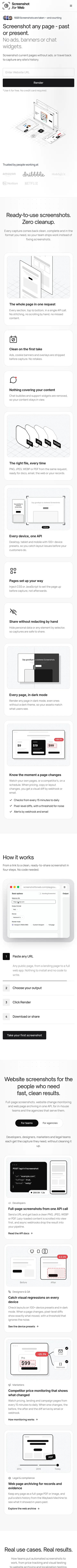 A long web page at phone size, captured after scrolling through it