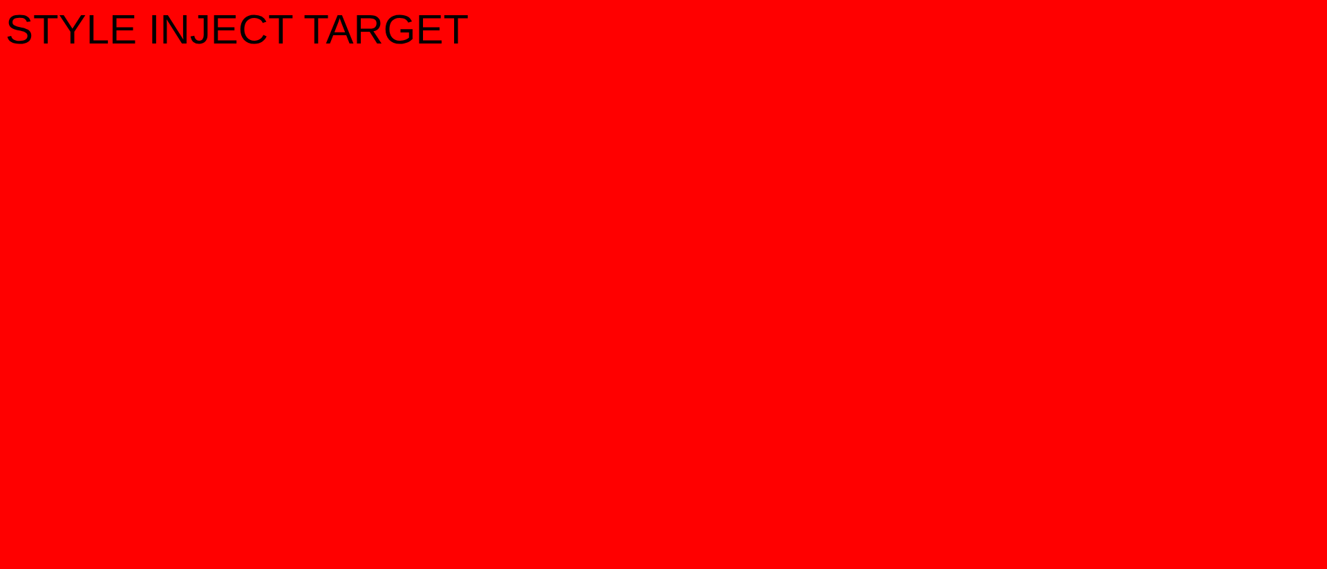 Custom CSS injected